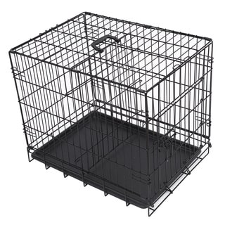 Folding Metal Dog Crate with Divider