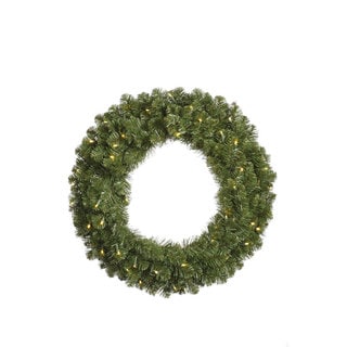 36-inch Grand Teton Wreath with 100 Warm White LED Lights
