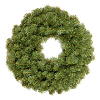 24-inch Kincaid Spruce Wreath with 2.25-inch Branch Diam Reshippable Inner Box
