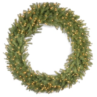 60-inch Norwood Fir Wreath with 300 Clear Lights