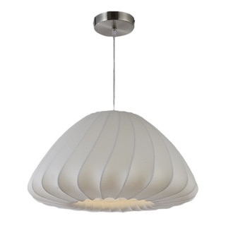Legion Furniture Pendants 18-inch White Ceiling Cocoon Lamp