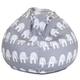 Majestic Home Goods 'Ellie' Small Classic Bean Bag - Thumbnail 0