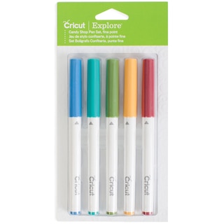 Cricut Explore Medium Point Pen Set 5/Pkg-Color Candy