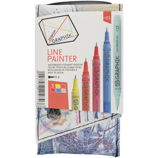 Graphik Line Painter Set 5/Pkg-Palette #1