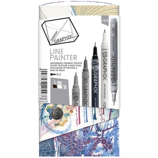 Graphik Line Painter Set 5/Pkg-Palette #4