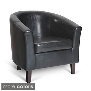 Barrel-shaped Accent Chair