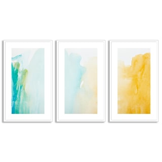 Gallery Direct Picsfive's 'Strokes of Color' Triptych Art
