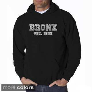 LA Pop Art Men's Bronx Neighborhoods Hooded Sweatshirt