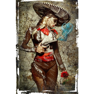 Daveed Benito 'El Mariachi Amore' Gallery-wrapped Canvas Print