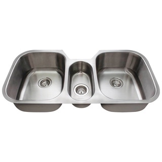 Polaris Sinks P1254-18 Triple Bowl Kitchen Sink