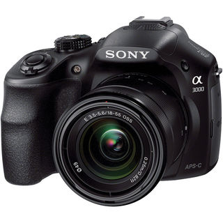Sony Alpha A3000 Black 20.1MP Digital Camera with 18-55mm Lens