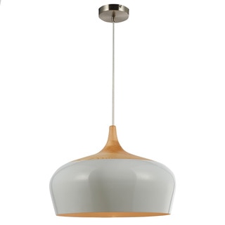 Legion Furniture White Wood Ceiling Lamp