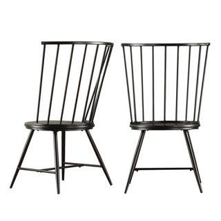 Truman High Back Windsor Classic Side Chair by MID-CENTURY LIVING (Set of 2)
