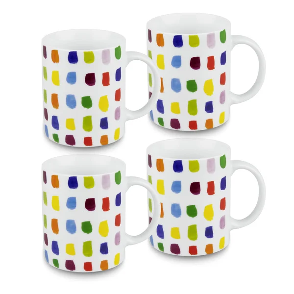 Konitz Splash of Color Mugs (Set of 4)