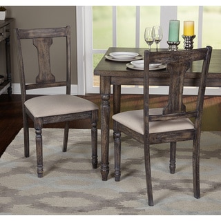 Simple Living Burntwood Dining Chairs (Set of 2)