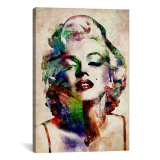 iCanvas Michael Thompsett Watercolor Marilyn Monroe Canvas Print Wall Art