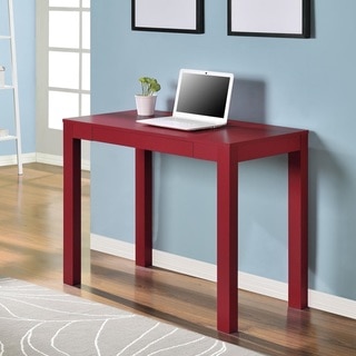 Ameriwood Home Delilah Red Parsons Single-drawer Desk