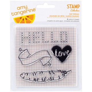 Amy Tan Stitched Clear Acrylic Stamps-Day Dream