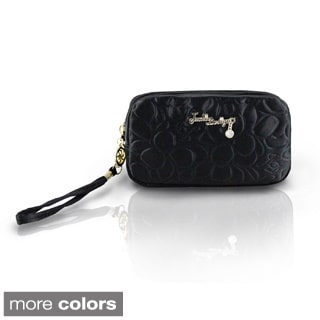 Jacki Design Royal Blossom Cosmetic Bag with Wristlet