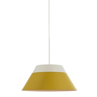Legion Furniture Pendants Yellow 17-inch Wood Ceiling Lamp