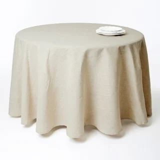 Link to Toscana Natural Round Tablecloth Similar Items in Table Linens & Decor