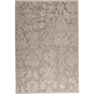 M.A.Trading Baroque White/ Beige New Zealand Wool Rug (7'10 x 9'10)