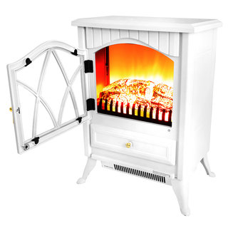 AKDY 16-inch AK-OS18D2P-WHT Free Standing Electric Fireplace Indoor Heater