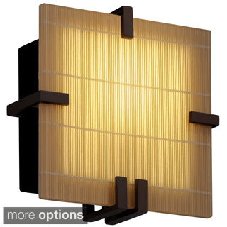 Justice Design 3Form Clips 1-light Square Wall Sconce