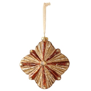 Sage & Co 4.5-inch Glass Burst Christmas Ornament (Pack of 12)