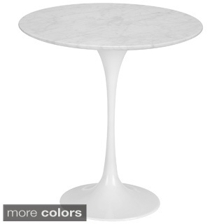 Poly and Bark Eero Saarinen Tulip Style Marble Side Table