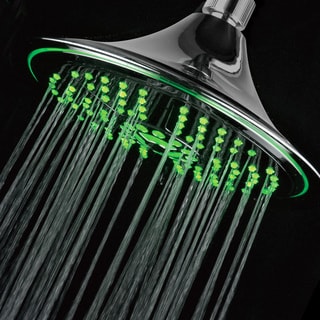 Dreamspa Extra-Large 8-inch Rainfall LED Shower Head