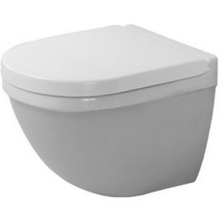 Duravit Toilet Wall-mounted Starck 3 Comp White Durafix For Concealed Fixation White