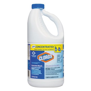 Clorox Concentrated Germicidal Bleach, Regular, 64oz Bottle