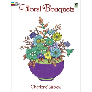 Dover Publications-Floral Bouquets Coloring Book