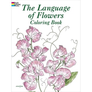 Dover Publications-The Language Of Flowers Coloring Book