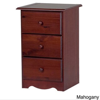 Palace Imports Solid Wood 3-Drawer Night Stand