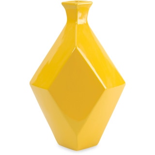 Chantal Medium Yellow Ceramic Vase