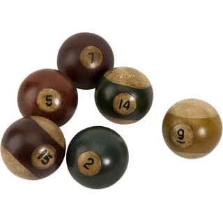 Antique Pool Balls (Set of 6)