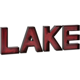 Lake Metal Wall Letters