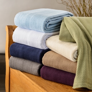 Superior All-Season Luxurious 100-percent Cotton Metro Blanket