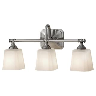 Concord Brushed Steel 3-light Wall Sconce