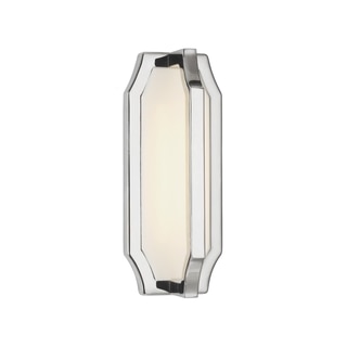 Murray Feiss Audrie 1-light Polished Nickel Wall Sconce (12-inch)