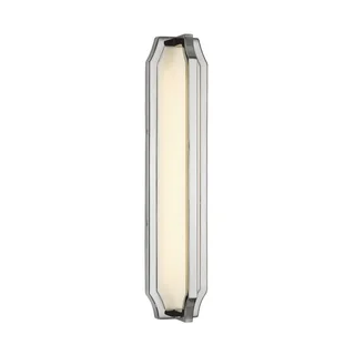 Murray Feiss Audrie 1-light Polished Nickel Wall Sconce (22-inch)