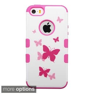 INSTEN Pattern Design Tuff Merge Rubberized Hard Snap-On Phone Case Cover For Apple iPhone 5/ 5S/ SE