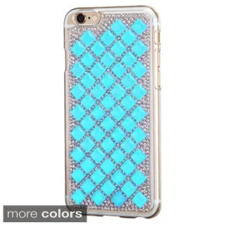 INSTEN Diamond Bling Hard PC Plastic Snap-on Phone Case Cover For Apple iPhone 6 4.7-inch