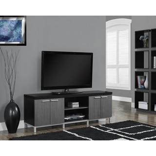 Black and Grey Hollow-core 60-inch TV Console