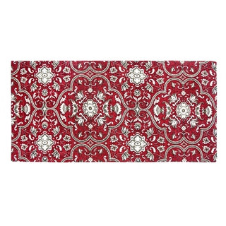 Festoon Collection Red Rug (1'8 x 3'9)