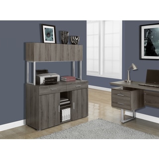Dark Taupe Reclaimed-look 48-inch Office Credenza