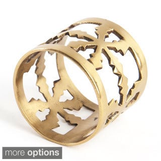 Snowflake Design Napkin Ring (Set of 4)