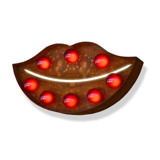 Indoor/ Outdoor Rusted Steel Red Lips Iconic Profession/Commercial MarqueeLight